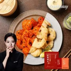 박은영 중화새우세트(중화새우4팩 + 칠리소스2팩 + 레몬크림소스2팩) 소비기한 임박 특가