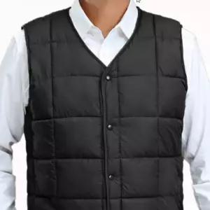 무지 보온 조끼 가볍고 부드러운 퍼 소재로 포근한 착용감을 주는 겨울용 경량 기모 베스트