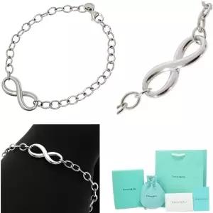 여자 티파니 인피니티 팔찌 브레이슬릿 실버 선물 생일 기념일 여자친구 와이프