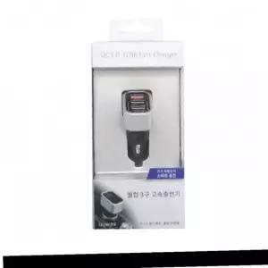 차량용 3구 고속충전기 퀄컴 12 24V