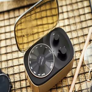 앰프 대만 SANGEAN 판도라 블랙 골드 블루투스 무선 스피커 뮤직 박스 FM 라디오 휴대용 스테레오 서브 우