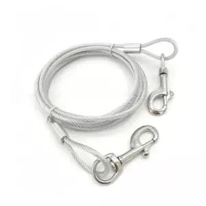 OC1109-1 반려동물 야외 활동 튼튼 와이어 3M 리드줄 금속줄 산책용품 대형견