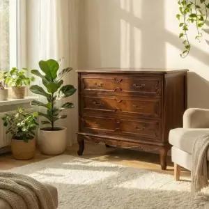 [더리체] 안티 3단 와이드 서랍장