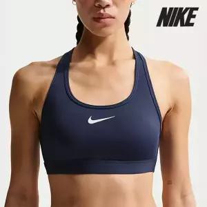 [나이키][세일] 나이키 스포츠브라/ DX6822-410/ 우먼스 스우시 미디엄 서포트패드 스포츠 브라