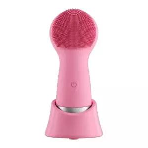Nautica소닉 진동클렌저 전동 딥 클렌져 실리콘 브러쉬 모공 피지제거 LED 얼굴클렌징 핑크 J689