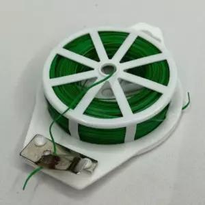 식물철사끈 원예용 고추 타이 100m지주대 가드닝 키우기 고정 소품 빵끈 칼라 농자재 재사용