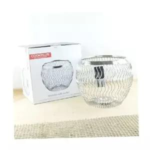 웨이브 와이어 바스켓 깊은원형 24cm LCB924