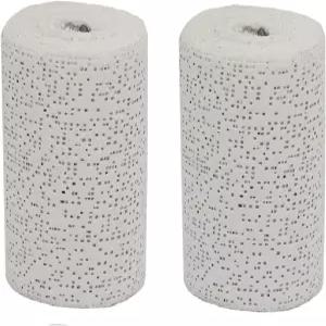 아트 프로젝트 벨리 캐스트 마스크 제작 조각 바디 공예 풍경 제작을 위한 2팩 6인치 x 15피트(총 길이