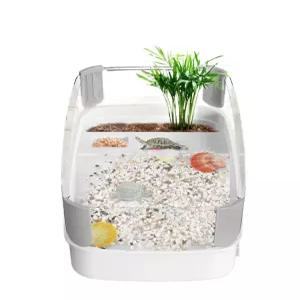 반수생 거북이어항 세트 사육장 수조 오픈형 소형