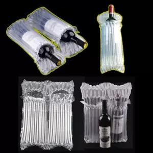 와인 병 유리 포장 에어팩 캡 완충재 뽁뽁이 보호캡 에어팩유리병보호캡