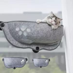 키밍 고양이 흡착식 윈도우해먹 베란다 창문 캣타워 해먹 고양이해먹 방석