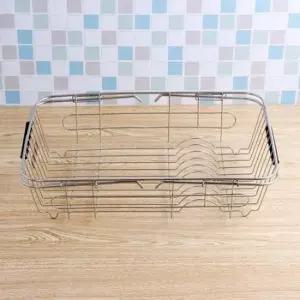 길이조절 식기건조대 스텐 개수대선반 씽크대선반 식