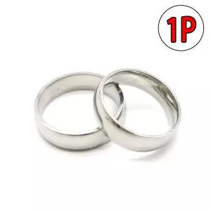 은색 써지컬스틸 티타늄반지 커플반지 남녀공용반지 악세사리반지