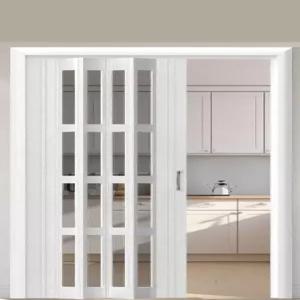 무타공 4칸 중문 미닫 접이식 빈티지 현관 풀 셀프설치