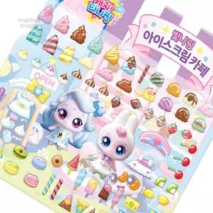 마켓마고 역할놀이스티커 빛나핑의아이스크림카페 다꾸스티커