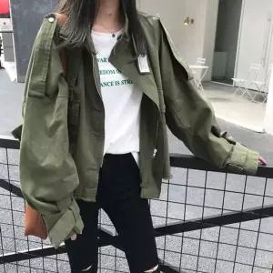 [하프클럽/알티피아]스트링 벌륜 소매 숏 야상 자켓 DHH-B75