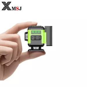 레이저레벨기 전자식 4D 16 라인 미니 레이저 레벨 셀프 레벨링 그린 기능 수평 수직 크로스