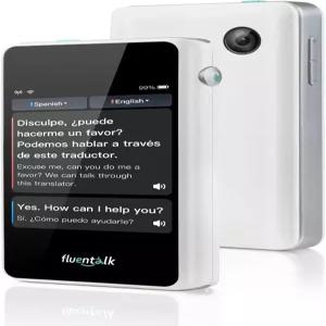 Timekettle 플루언트 토크 T1 미니 번역기 와이파이 불필요 1년 글로벌 모바일 데이터 내장 40개 언어 및