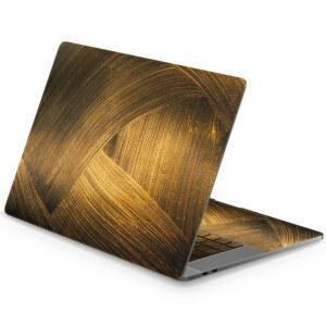 [미국배송] 맥북호환 에어 13 M2 M1 2023 2022 프로 16인치 15인치 14인치 2021년 2020년 노트북 키보드 기본 커버 트랙패드 텍스처 데칼 추상 터치 바 브러시 페인트 골드 스트로크와 호환됩니다