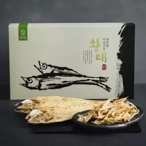 [해피700] 대관령 덕장 황태포(2미),황태채(200g) 세트