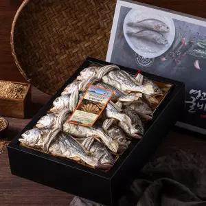 국내건조 보리굴비 지함선물세트 1호 (10미/27~28cm/명품지함상자)