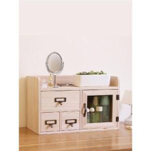 3서랍 DMSC 정리대 원색 식탁위수납장 벽선반 식탁선반 조미료 원목 M 우드 더블도어