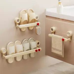 흡착식 벽걸이 슬리퍼 실내화 욕실화 거치대 소품걸이 실내화걸이