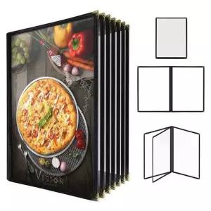 투명 메뉴판 A4 바인더 카페 식당 클립보드 2페이지 투명메뉴판 A4 바인더