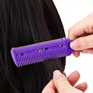 머리 손질 빗 컷팅칼 헤어커트빗 헤어컷트빗 틴닝가위 틴닝가위 숱가위