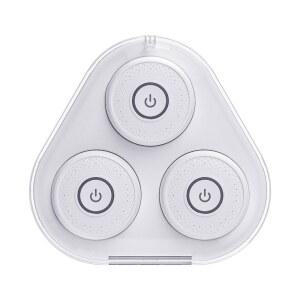 선물 무연 전기식 건식 한의원 전자뜸 압축 휴대용 뜸기세트 미니뜸기구 스톤 그린 따뜻한 기계 찜질