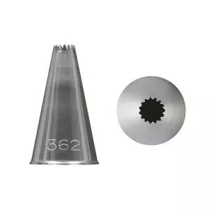 케이크장식 생크림 모양깍지 소형 362번 별모양깍지 별모양깍지 베이킹깍지