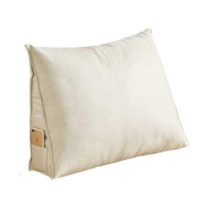 바닥 쿠션 침대 대형 삼각 레더 벽 소파 등받이