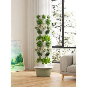 수직 식물 수경타워 토양재배기 베란다 재배기 채소재배 수경재배기 재배 키우기 콩나물