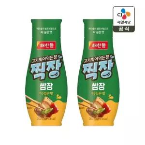 해찬들 고기찍어먹는장 찍장 쌈장 300g x2개