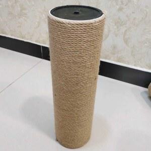 흰색 애완용품 원목 캣타워 리필 부속품 골판지 소재 놀이 L형 기둥 캣타워부품