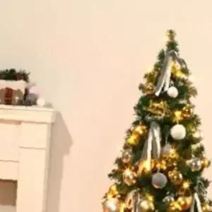 쌍문상회 크리스마스트리 150cm 실비아 스카치 풀세트 전구포함