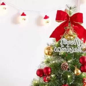 쌍문상회 성탄츄리 60cm 골든벨 뉴리얼 솔잎 눈꽃 트리 풀세트 전구포함