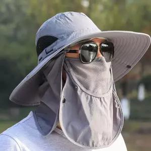 여름 낚시 모자 자외선차단 햇빛가리개 등산 모자 여름 낚시 모자