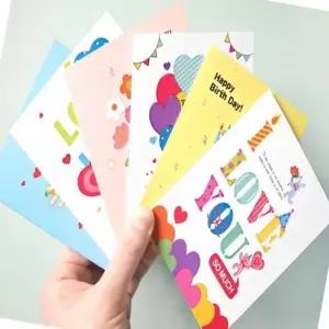 생일 축하 팝업 카드 특별 디자인 3D 카드와 봉투 (WFK6O05)