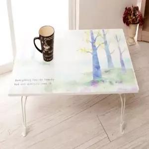 고품질 미니밥상 파스텔풍경 좌탁상 멀티 테이블 720x480 중 (WFK6I65)