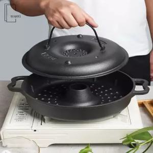 군고구마 직화 인덕션 군밤 찜기 무쇠 솥 냄비 구이팬