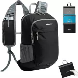 워터플라이 패커블 경량 소형 백팩 15L 접이식 미니 하이킹 데이팩 - 여성 초경량 컴팩트 남성 야외 여행