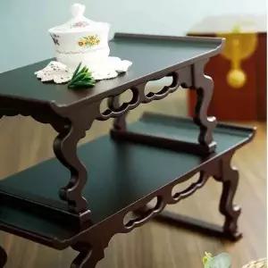 고품질 다과상 전통 옻칠 원목 다도상 대 다도상 찻상 전통 (WFK6IFL)