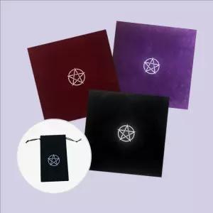 타드 보관 SET 테이블보 벨벳 스프레드천 보드게임 동양 도구 리딩 마법진 소품