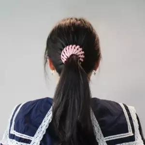 스틱밴드 곱창밴드 유광 당고머리 똥머리 만두머리 포니 만두핀 B2 머리끈