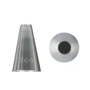 케이크장식 생크림 모양깍지 소형 364번 별모양깍지 별모양깍지 베이킹깍지