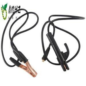 ABHZ-2 300A 1.5M 전극 홀더 스틱 용접기/접지 클램프 세트 용접봉 스팅어 클램핑 도구 300A 솔더 리드 키트