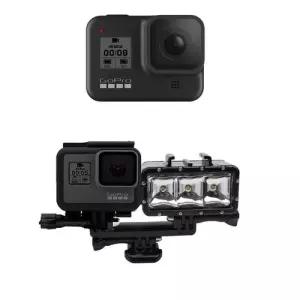 고프로 오즈모 호환 더블 마운트 듀얼 거치대 LED 라이트 브라켓 W4CE854