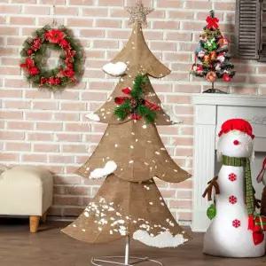 소품 bns 크리스마스 패브릭 4단 트리