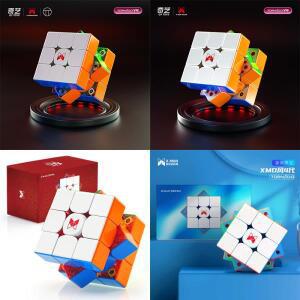 [Picube] QiYi XMD 토네이도 V4 레드 LE 3x3 플래그십 매트 버전 블루 르 마그네틱 매직 스피드 큐브 파이